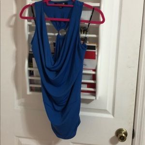 Sexy low cut backless tank